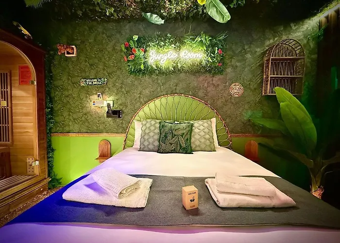 Jungle Jacuzzi Ambiance Tropicale Apartment Épernay